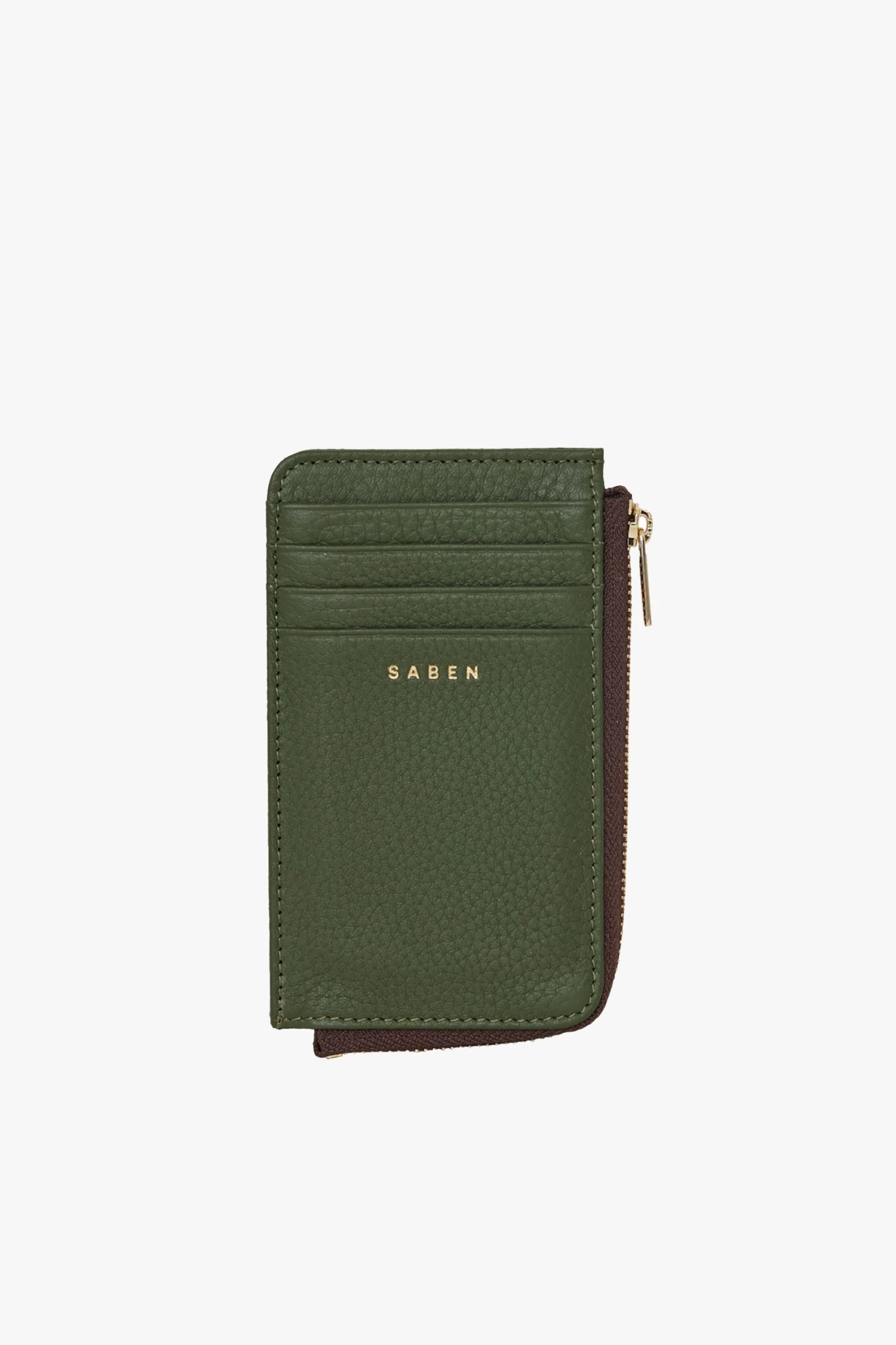 Winona Leather Card Holder Evergreen 3 Winona Leather Card Holder Evergreen